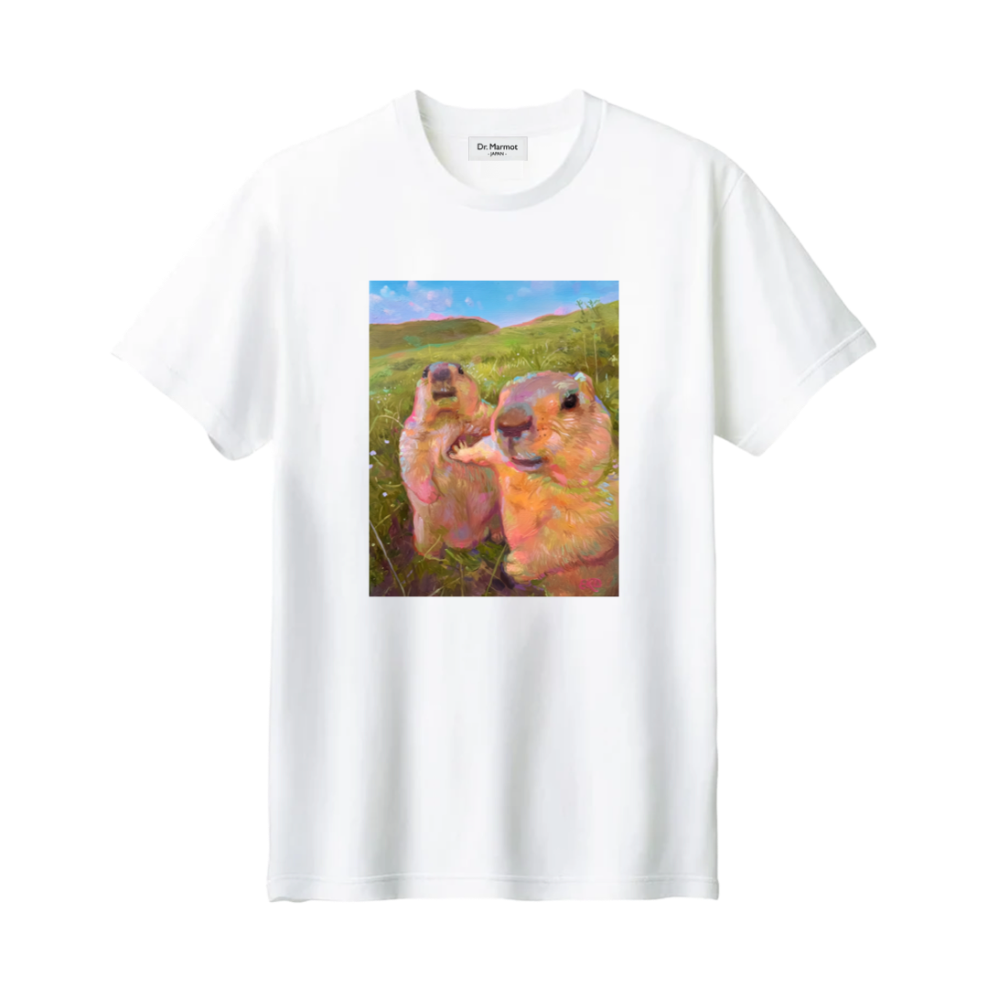 Emily x Dr. Marmot "Hol up, let him cook" T-shirt