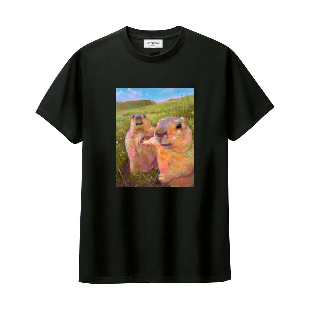 Emily x Dr. Marmot "Hol up, let him cook" T-shirt