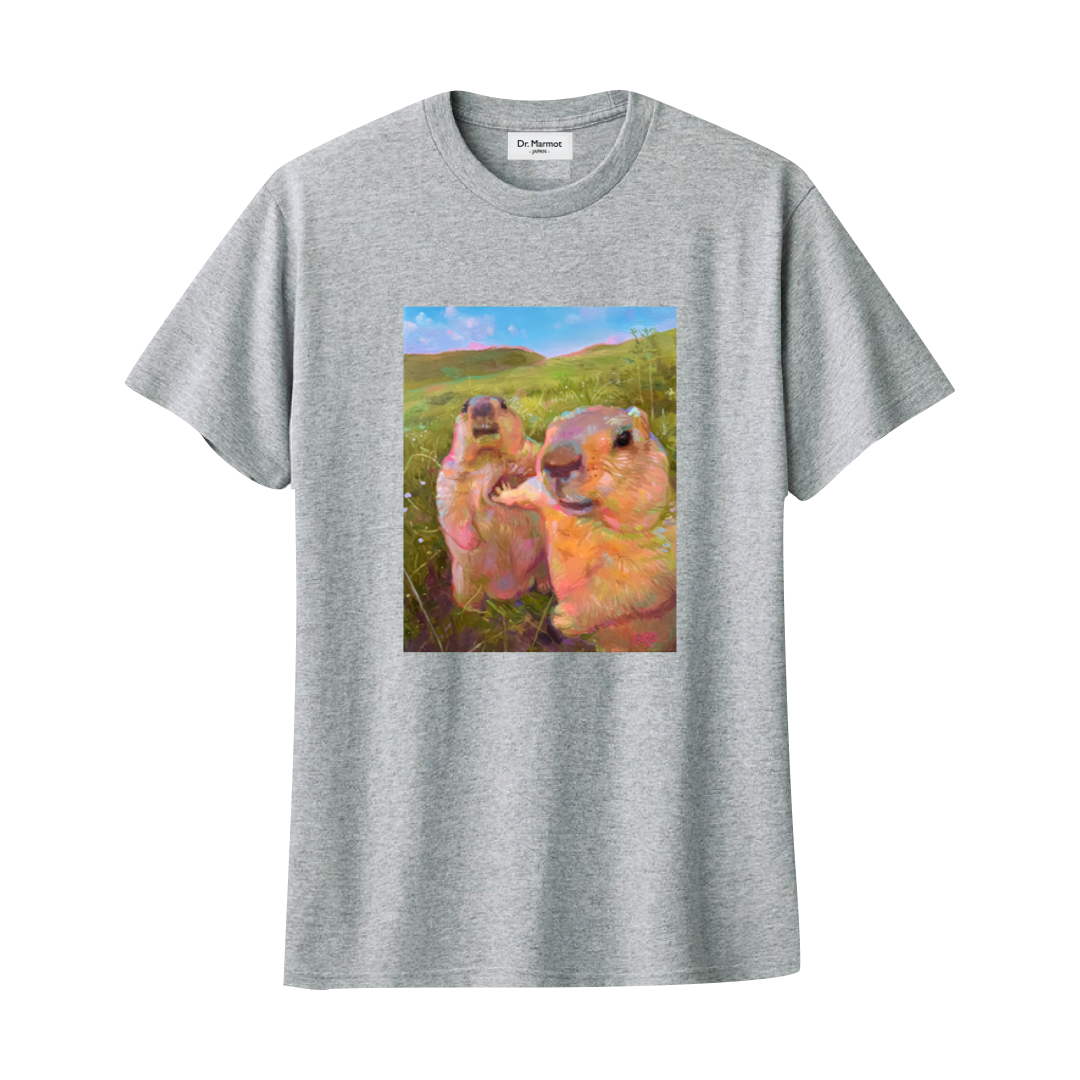 Emily x Dr. Marmot "Hol up, let him cook" T-shirt