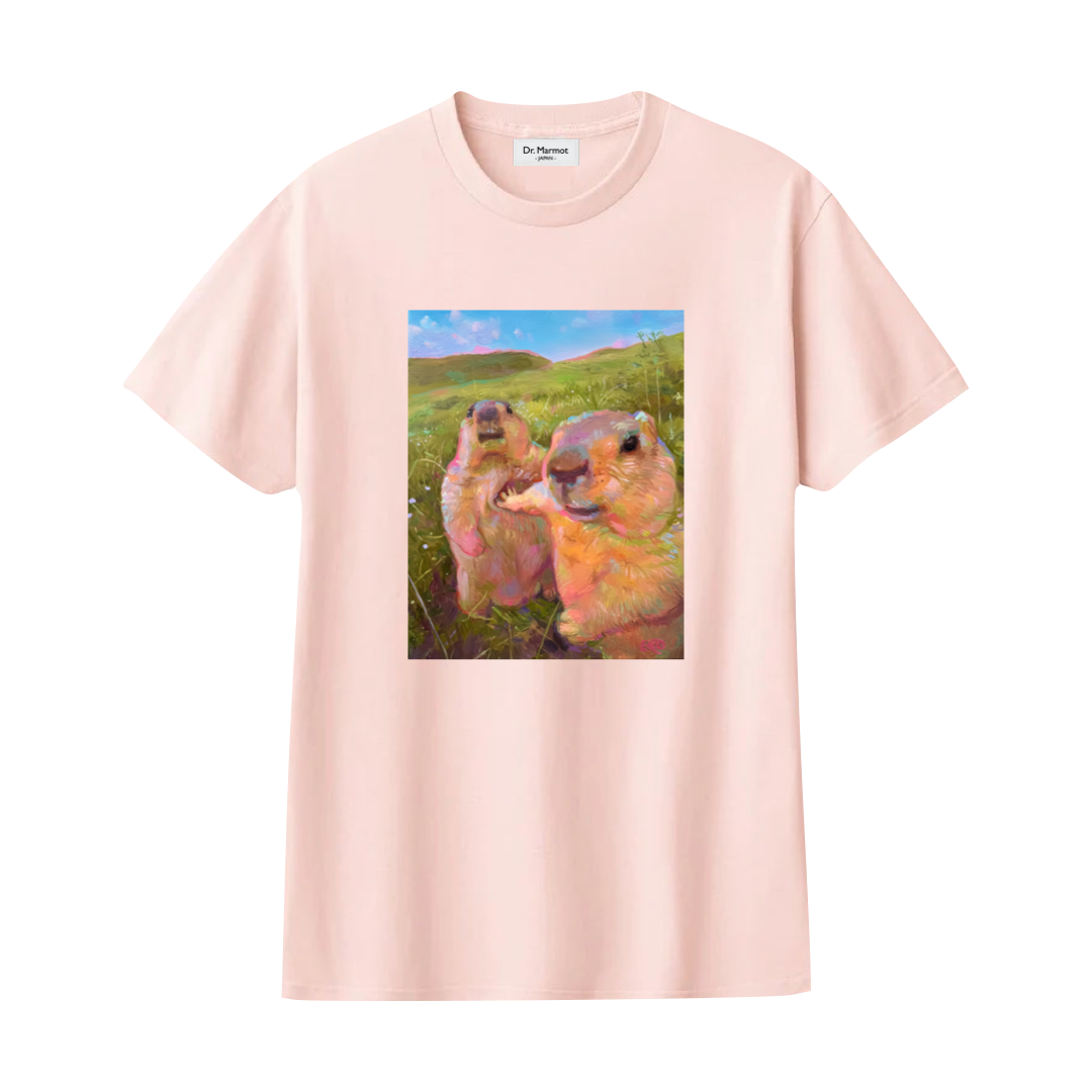 Emily x Dr. Marmot "Hol up, let him cook" T-shirt