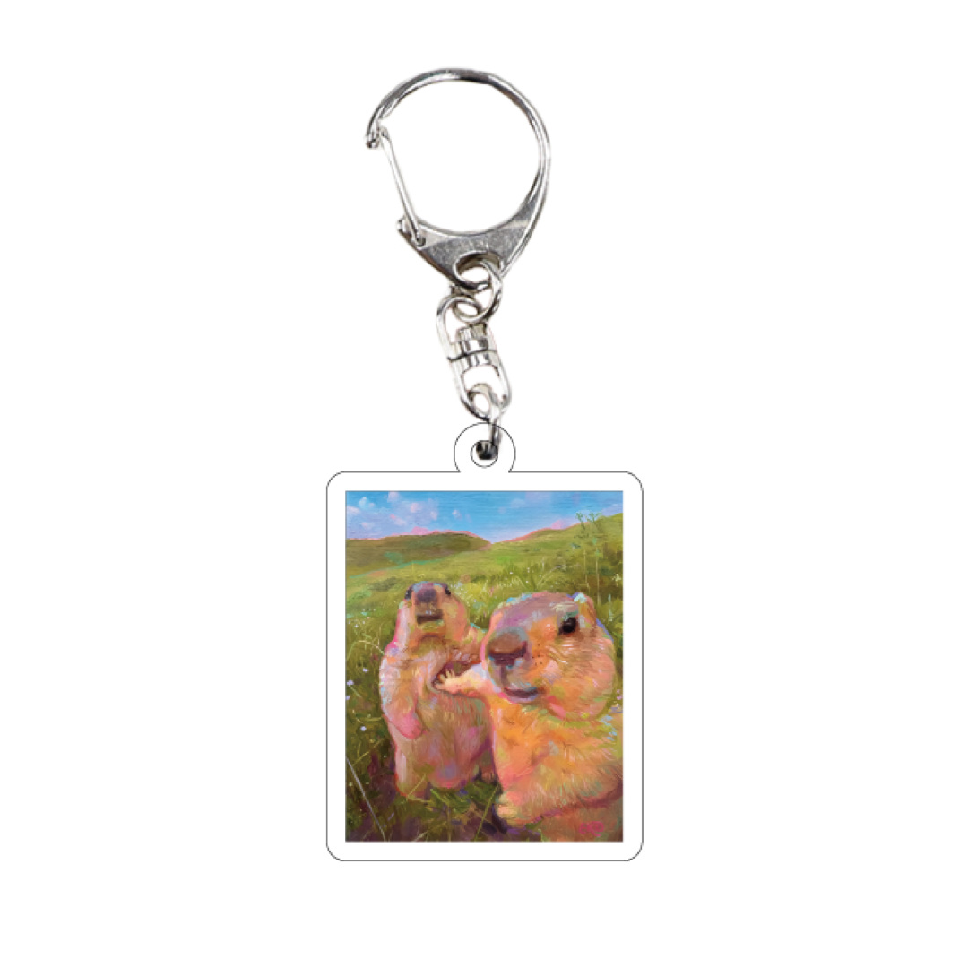 Emily x Dr. Marmot "Hol up, let him cook" アクリルキーホルダー