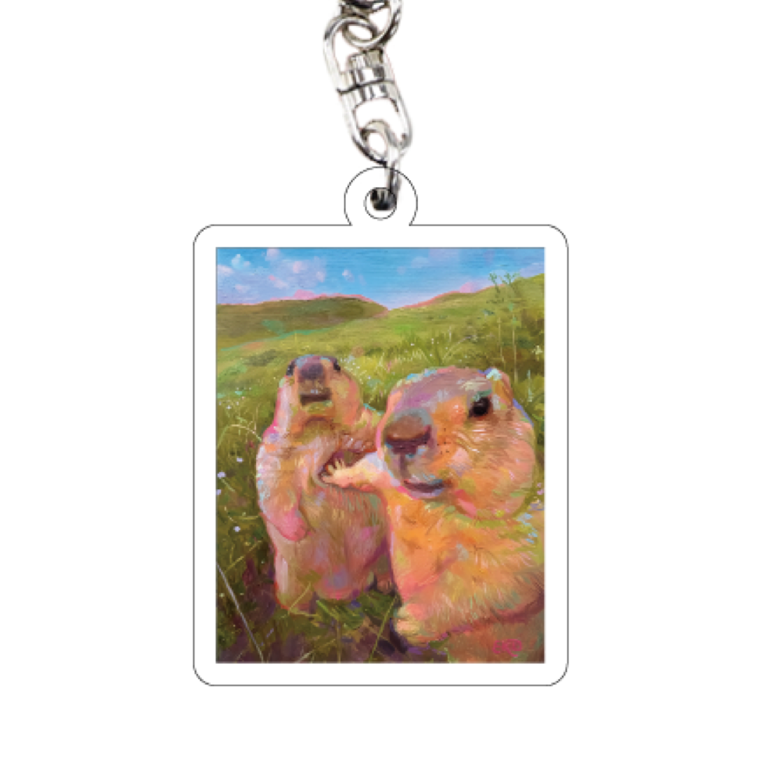 Emily x Dr. Marmot "Hol up, let him cook" アクリルキーホルダー