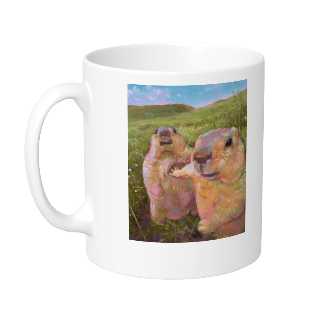 Emily x Dr. Marmot "Hol up, let him cook" Mug