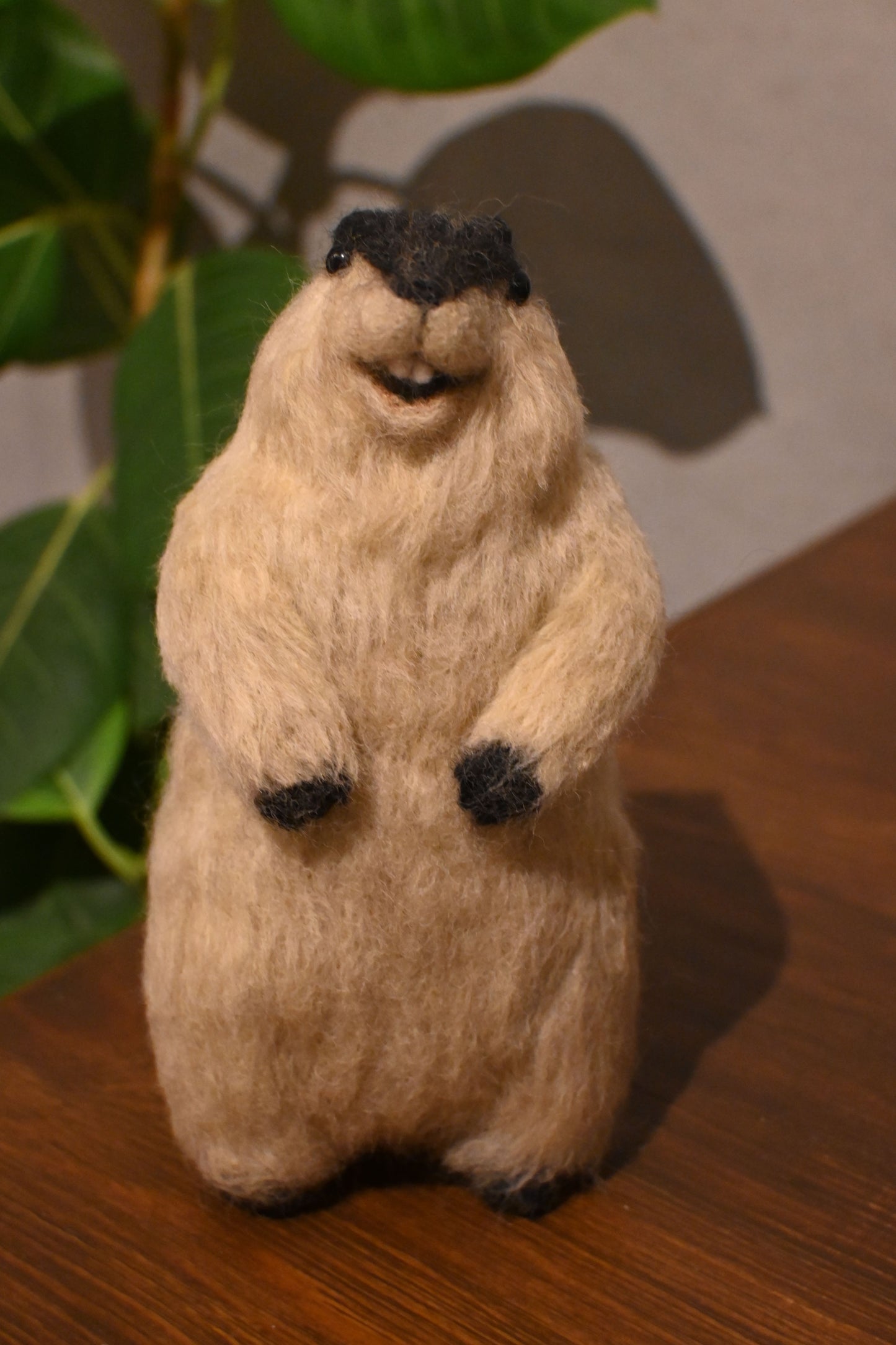 Wool felt art / Himalayan marmot