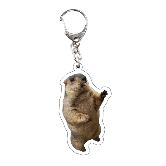 "Smiling marmot" Acrylic Keychain