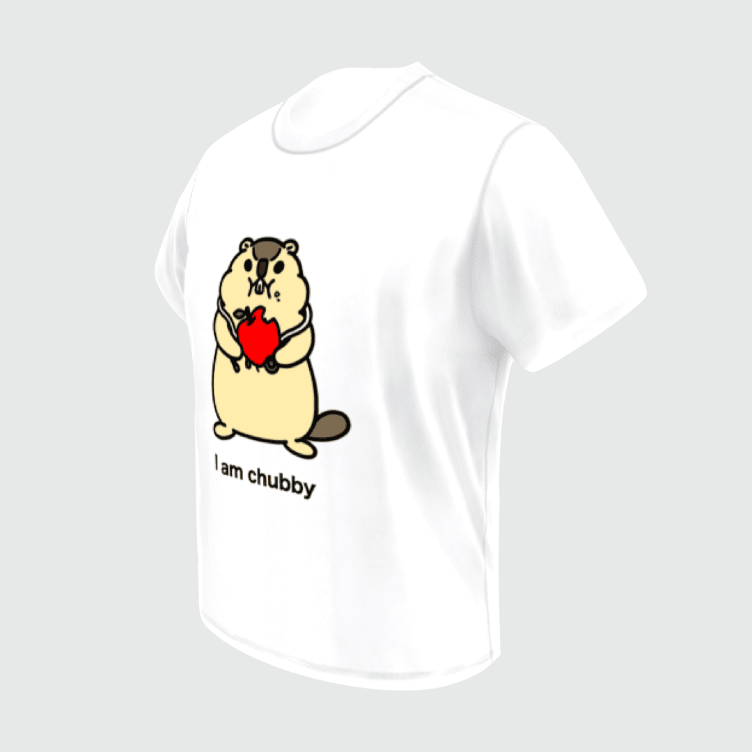 Dr. Marmot "I am chubby" T-shirt