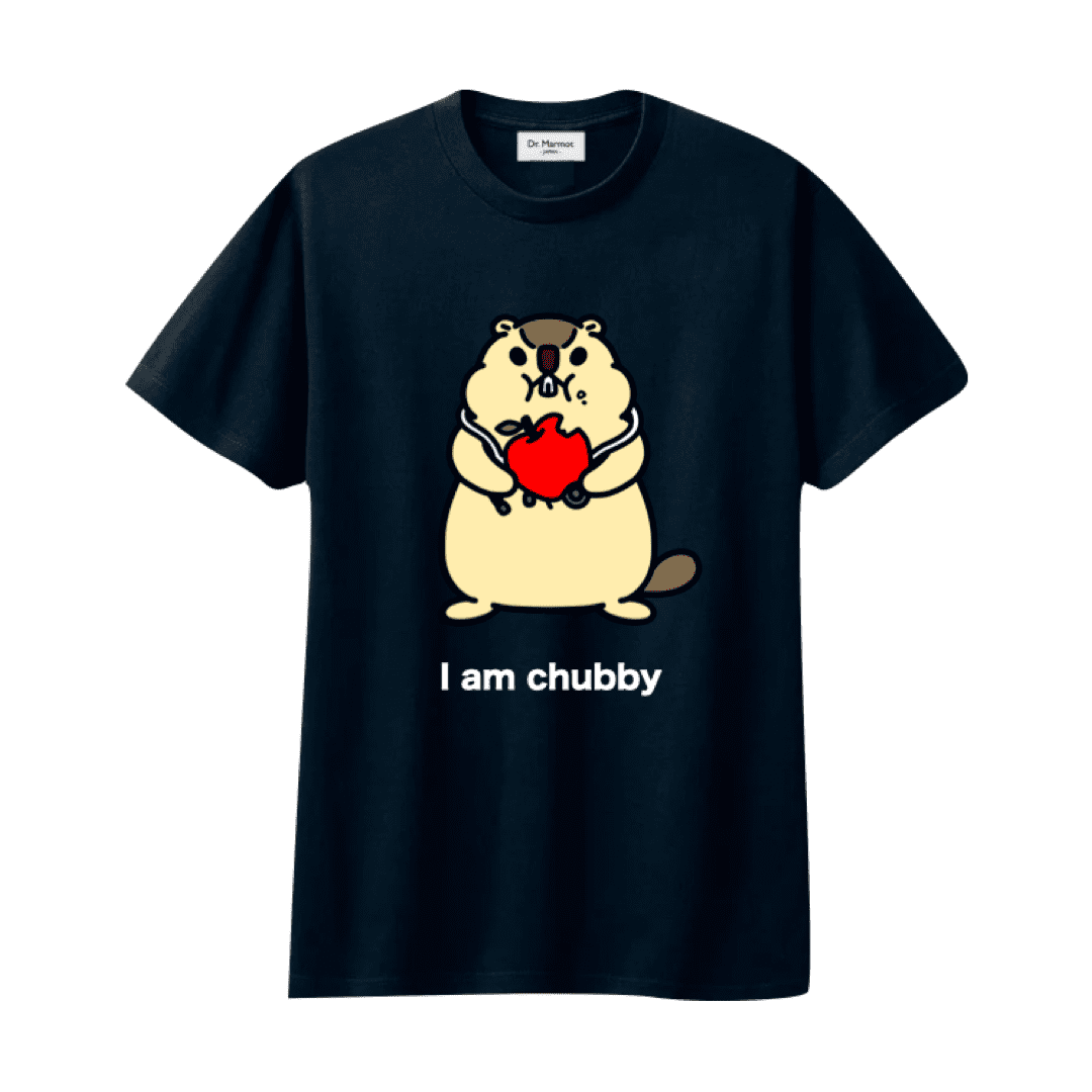 Dr. Marmot "I am chubby" T-shirt