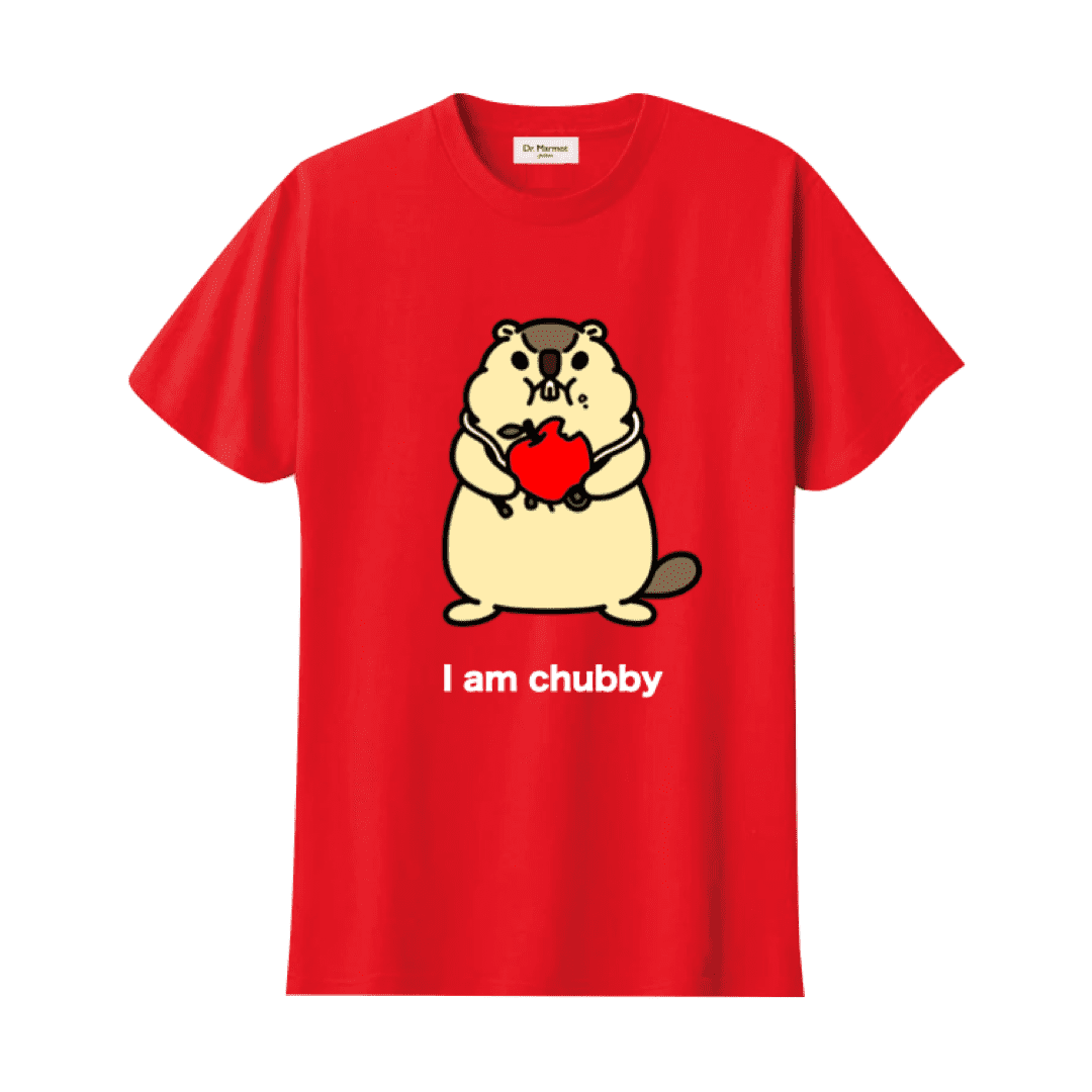 Dr. Marmot "I am chubby" T-shirt