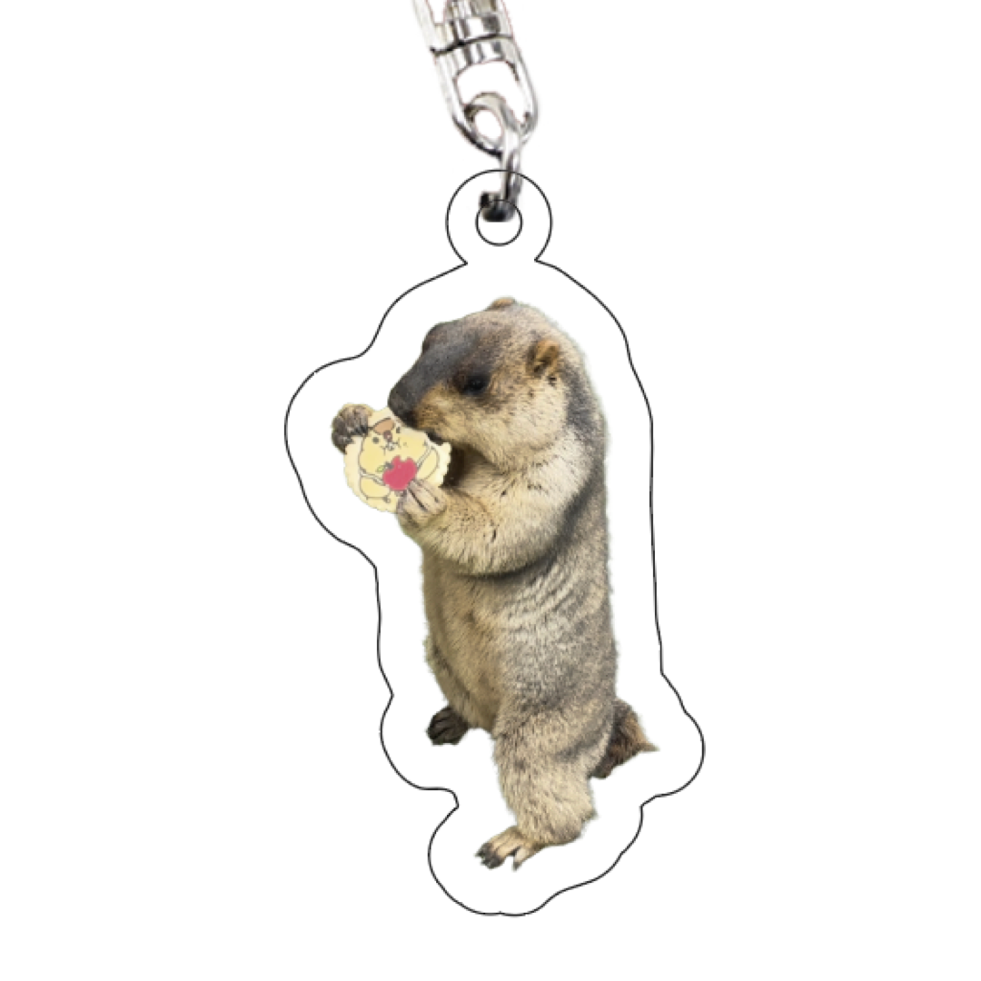 "Baby marmot" Acrylic Keychain