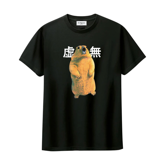 Dr. Marmot 「まもち - 虚無」 Tシャツ