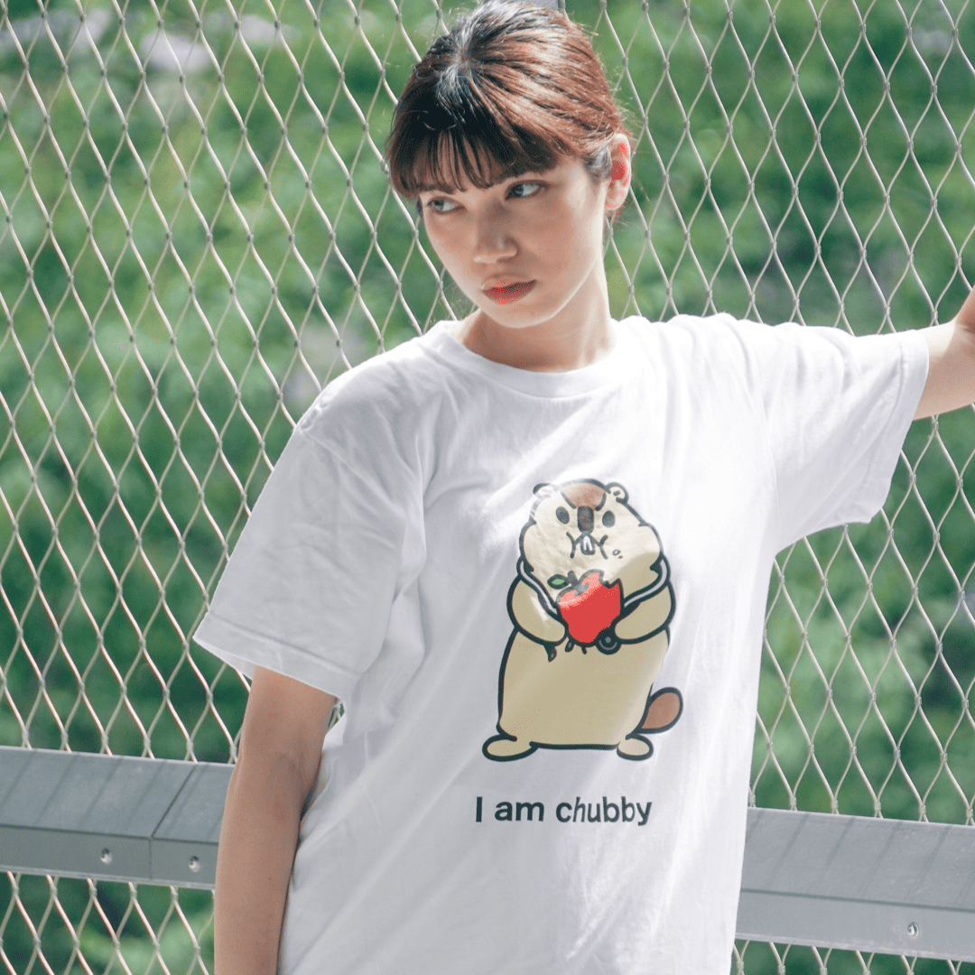 Dr. Marmot "I am chubby" T-shirt