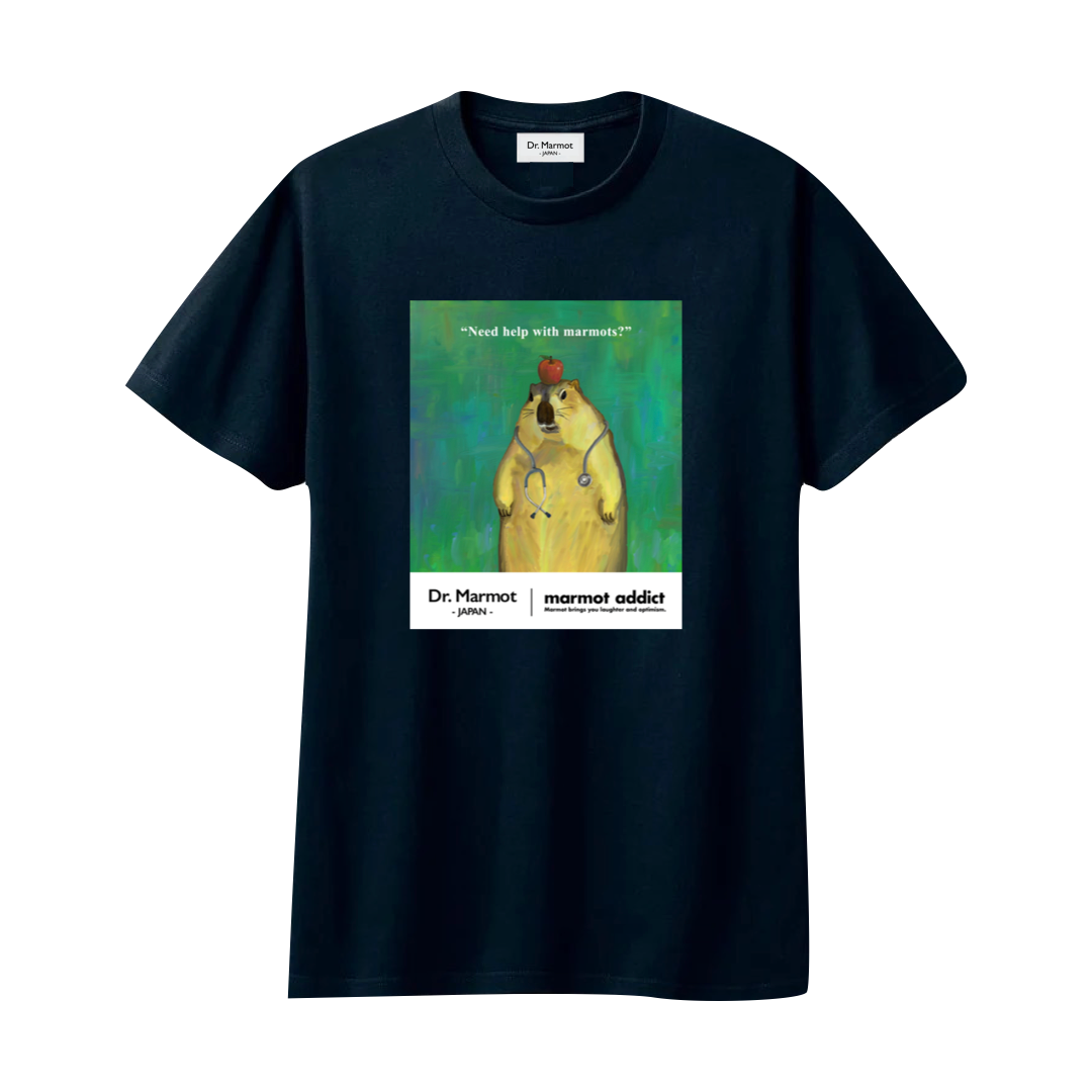 marmot addict x Dr. Marmot "Need help with marmots?" T-shirt